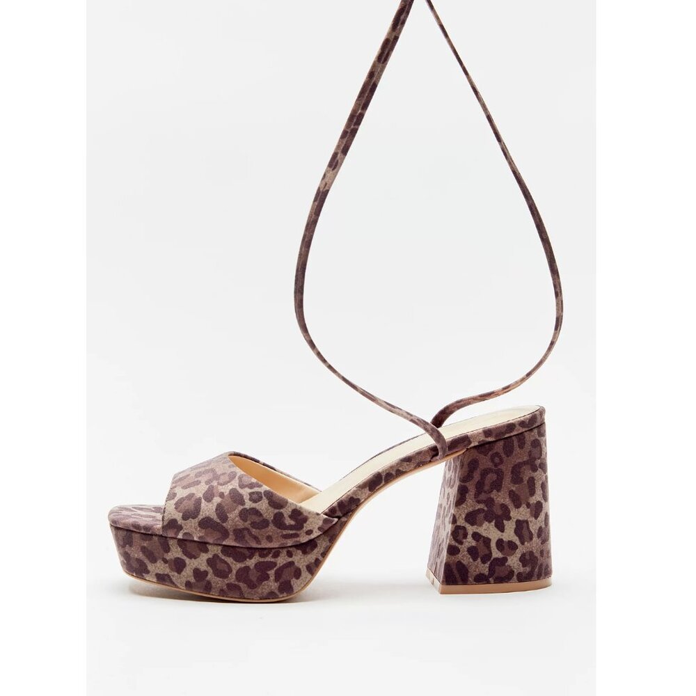 UO Jenny Leopard Platform Heel